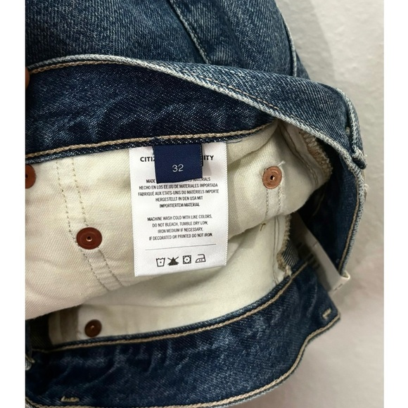 NWT Citizens of Humanity Ayla Baggy Crop Jeans in Brielle Wash - Picture 10 of 11